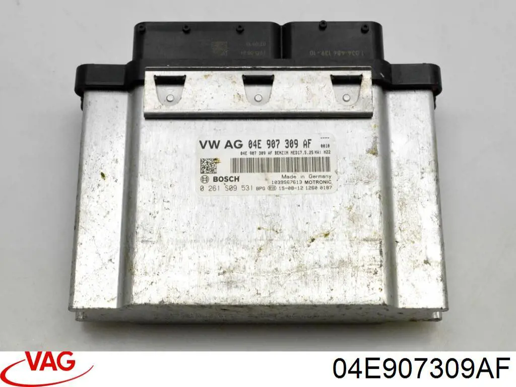 04E907309AF VAG Módulo de direção (Centralina eletrônica) de motor