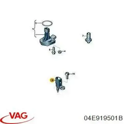 Sensor de temperatura do fluido de esfriamento Bogap A4126113