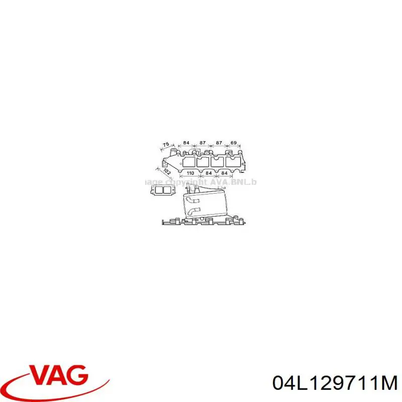 Compre 822935 VALEO Tubo coletor de admissão
