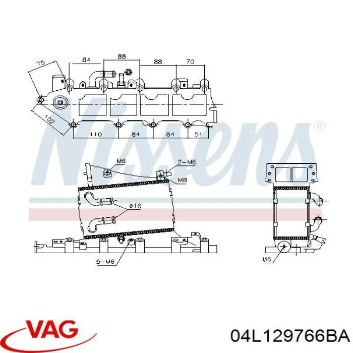 Tubo coletor de admissão VAG 04L129766BA preço, a partir de 393,31 USD