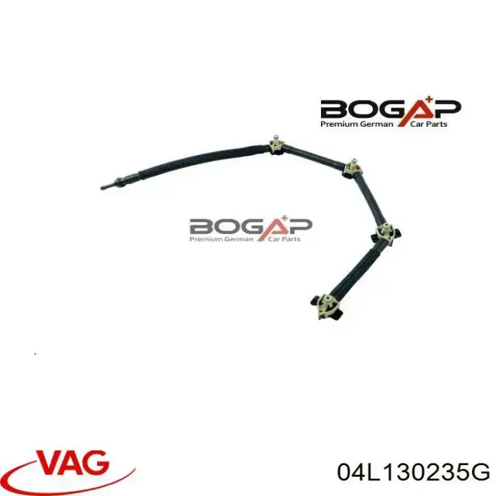 Tubo de combustível, inverso desde os injetores VAG 04L130235G preço, a partir de 55,59 USD