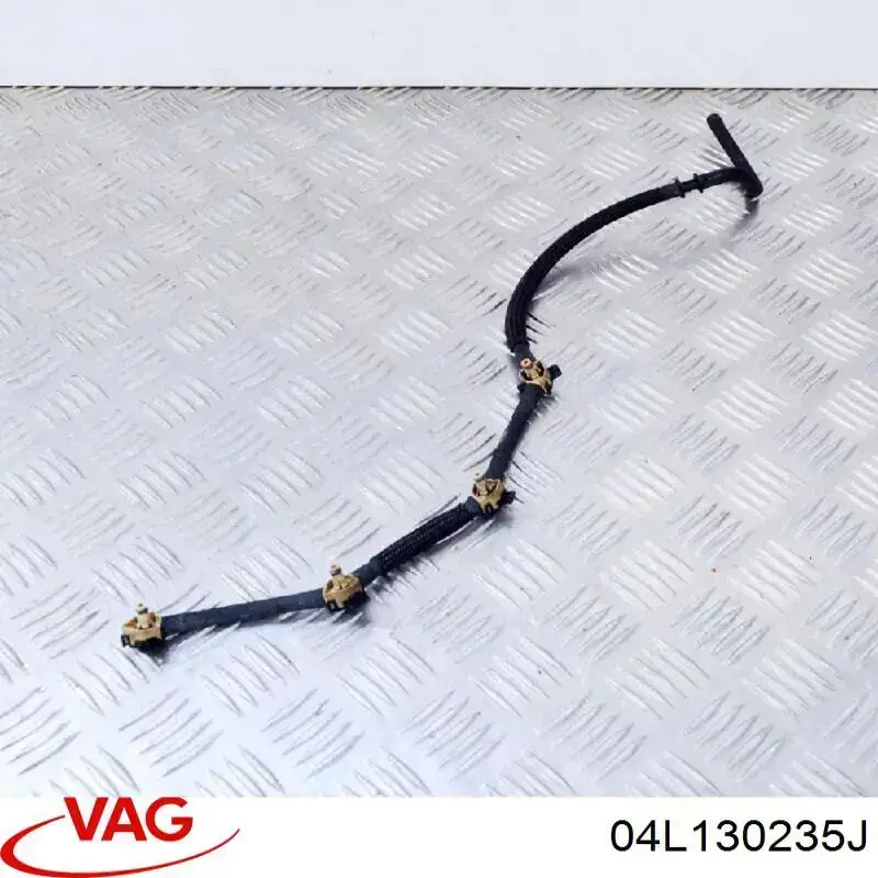 04L130235J VAG Tubo de combustível, inverso desde os injetores