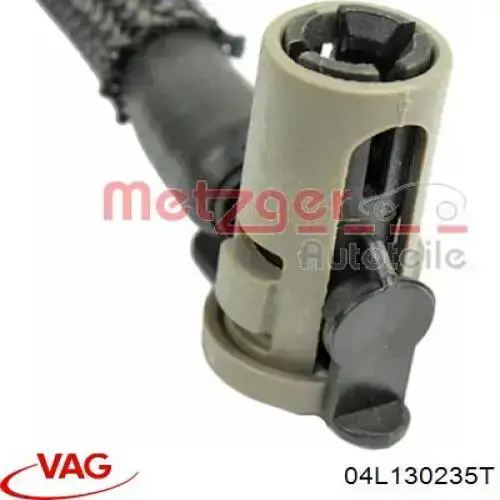 04L130235T VAG Tubo de combustível, inverso desde os injetores