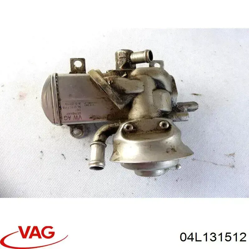Radiador do sistema EGR de recirculação dos gases de escape 04L131512 VAG