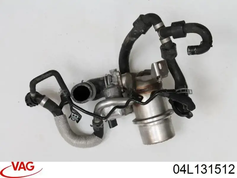 Radiador do sistema EGR de recirculação dos gases de escape 04L131512 VAG