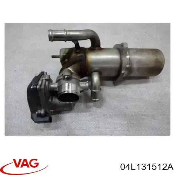 Radiador do sistema EGR de recirculação dos gases de escape VAG 04L131512A preço, a partir de 143,02 USD