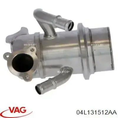 Radiador do sistema EGR de recirculação dos gases de escape VAG 04L131512AA preço, a partir de 283,44 USD