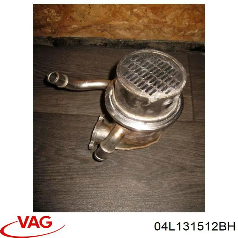 Compre 04L131512BH VAG Radiador do sistema EGR de recirculação dos gases de escape
