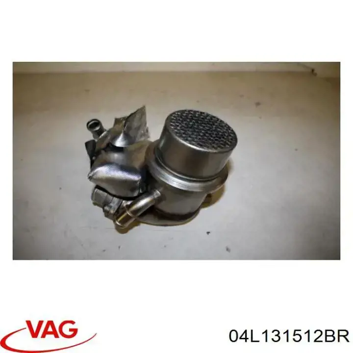 04L131512BR VAG Radiador do sistema EGR de recirculação dos gases de escape