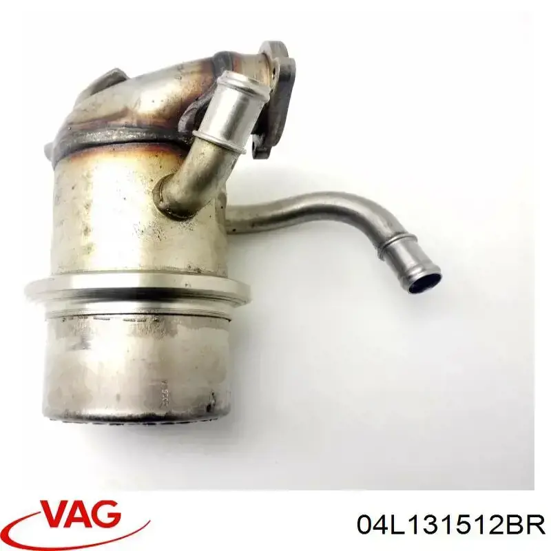 Compre 04L131512BR VAG Radiador do sistema EGR de recirculação dos gases de escape