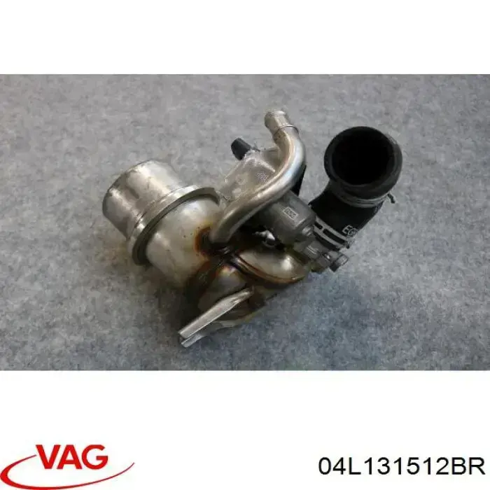 Radiador do sistema EGR de recirculação dos gases de escape 04L131512BR VAG