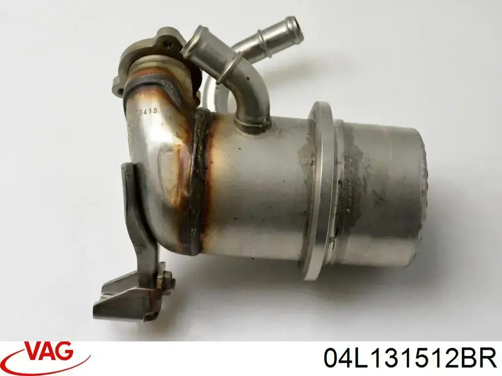 04L131512BR VAG Radiador do sistema EGR de recirculação dos gases de escape