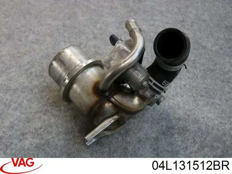 Radiador do sistema EGR de recirculação dos gases de escape VAG 04L131512BR