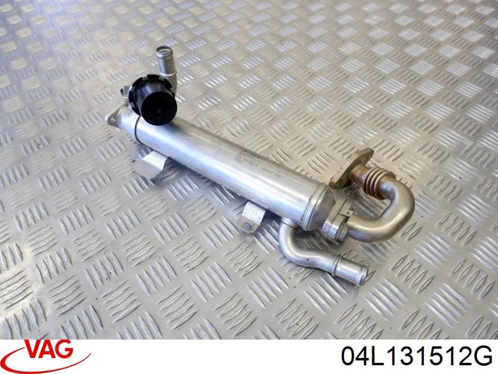 04L131512G VAG Radiador do sistema EGR de recirculação dos gases de escape