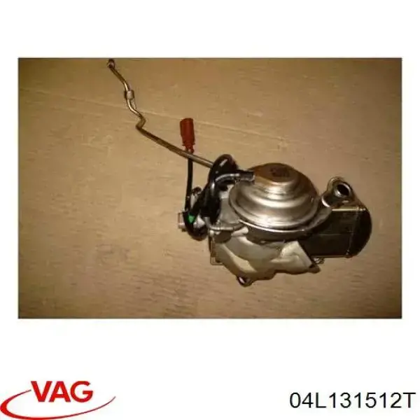 04L131512T VAG Radiador do sistema EGR de recirculação dos gases de escape