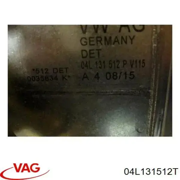 Radiador do sistema EGR de recirculação dos gases de escape VAG 04L131512T preço, a partir de 358,31 USD