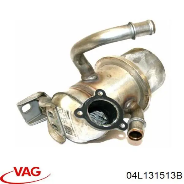 Radiador do sistema EGR de recirculação dos gases de escape VAG 04L131513B preço, a partir de 329,96 USD