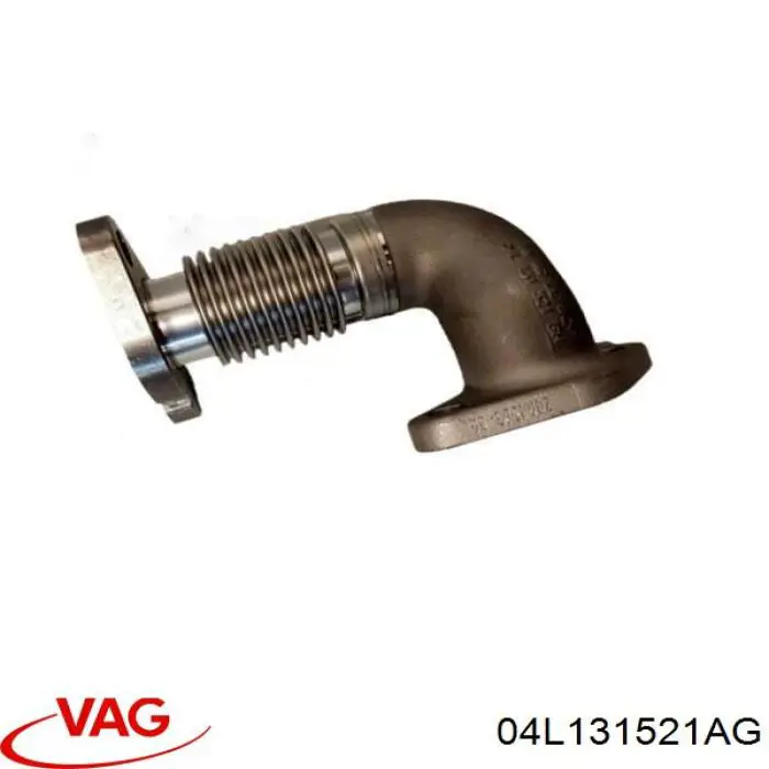 04L131521AG VAG Cano derivado do sistema de recirculação dos gases de escape EGR