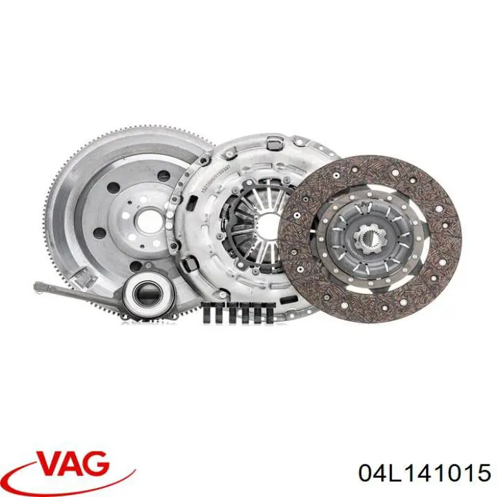Kit de embraiagem (3 peças) VAG 04L141015 preço, a partir de 283,17 USD