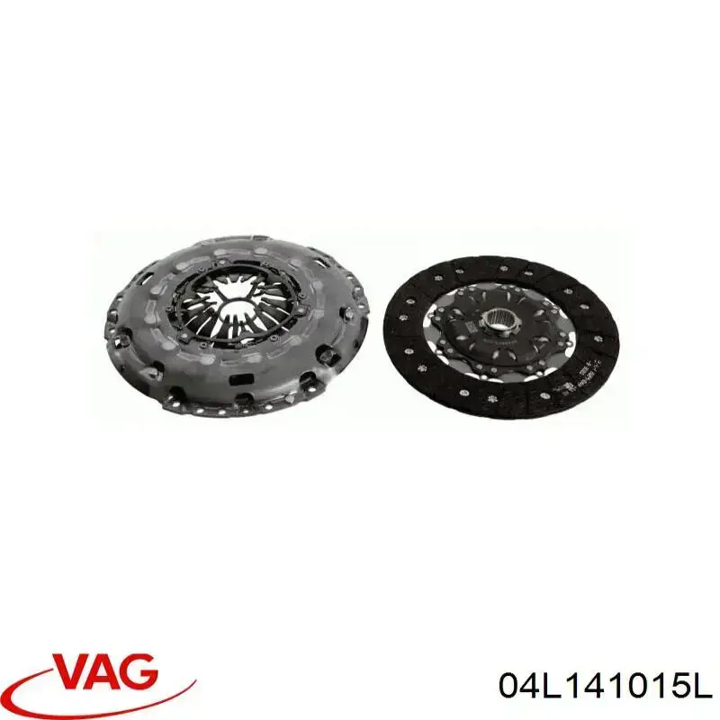 04L141015L VAG Kit de embraiagem (3 peças)