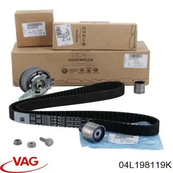 Correia do mecanismo de distribuição de gás, kit VAG 04L198119K preço, a partir de 177,40 USD