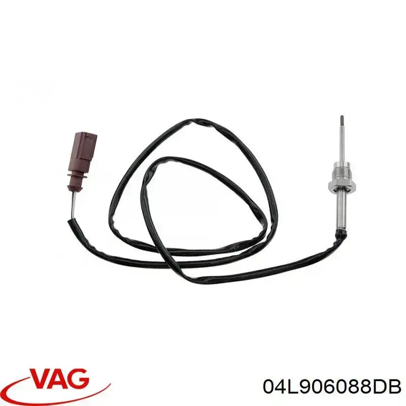 04L906088DB VAG Sensor de temperatura dos gases de escape (GE), depois de filtro de partículas diesel