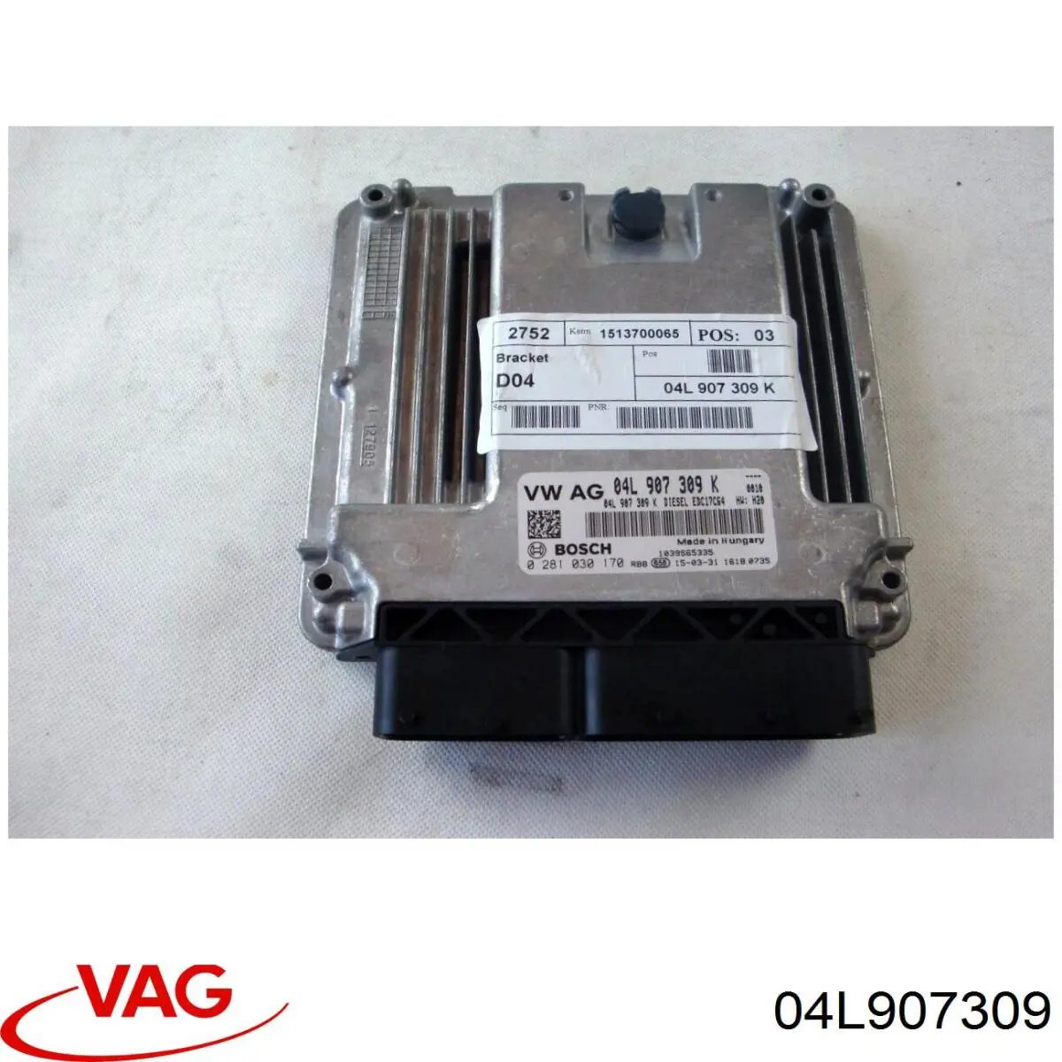 Compre 04L907309 VAG Módulo de direção (Centralina eletrônica) de motor