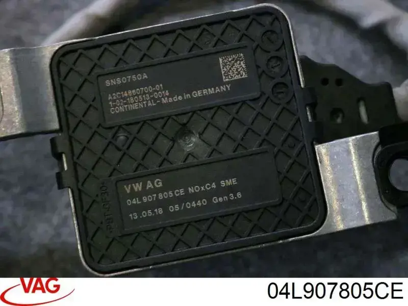 Sensor de óxidos de nitrogênio NOX 04L907805CE VAG