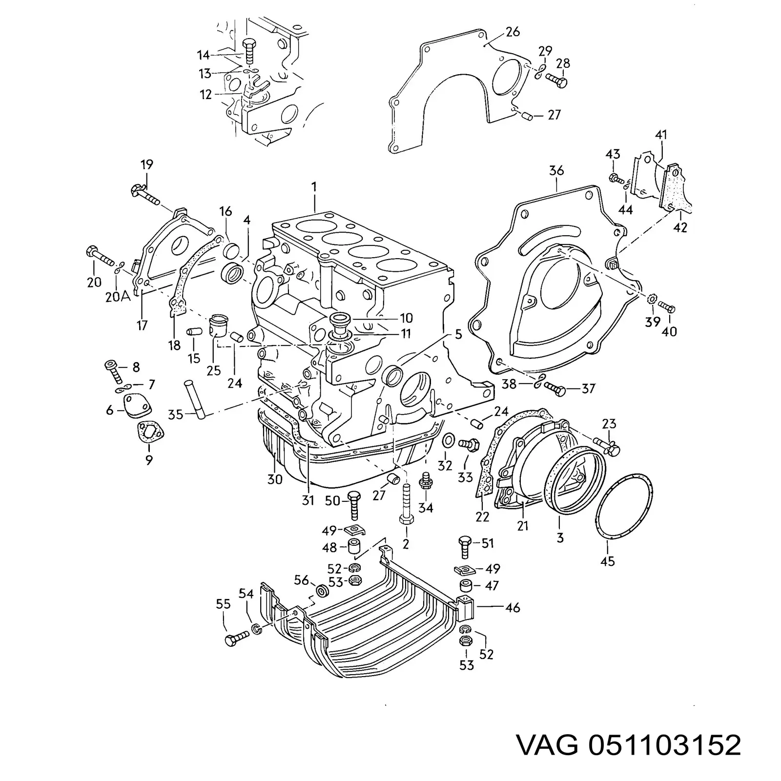 Abraçadeira de bucim dianteiro de cambota VAG 051103152 preço, a partir de 226,67 USD