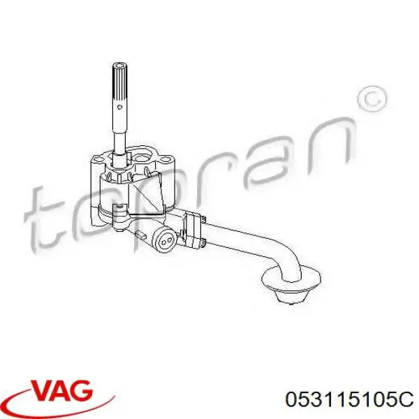 Compre 053115105C VAG Bomba de óleo