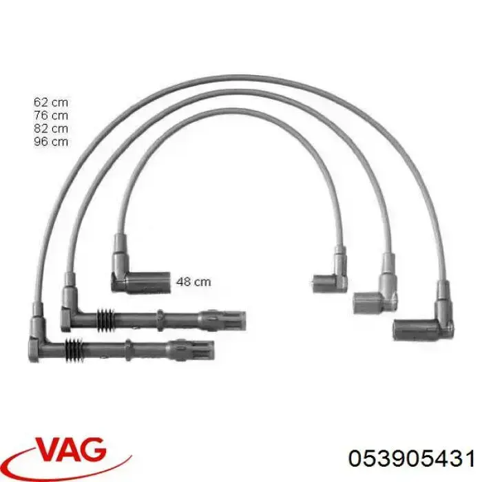 Fios de alta voltagem, kit VAG 053905431 preço, a partir de 41,39 USD