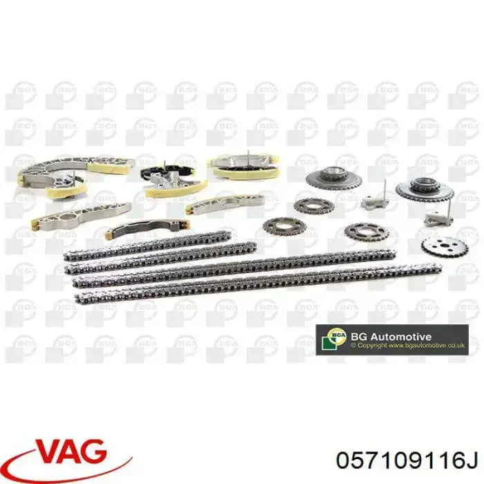 Roda dentada de reguladora de tensão da cadeia do mecanismo de distribuição de gás VAG 057109116J preço, a partir de 44,27 USD