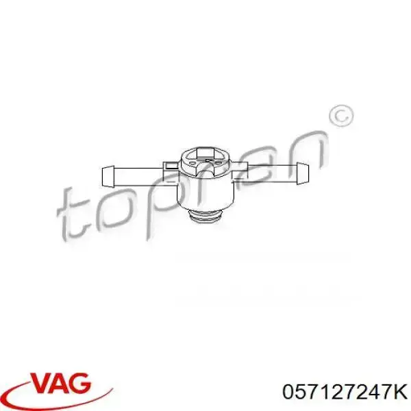 Compre 057127247K VAG Válvula de retenção para devolução de combustível