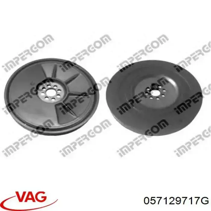 057129717G VAG Vedante inferior de tubo coletor de admissão