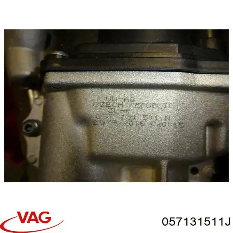 Compre 057131511J VAG Radiador do sistema EGR de recirculação dos gases de escape