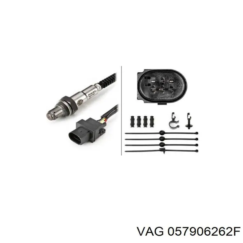 Compre 057906262F VAG Sonda lambda, sensor de oxigênio até o catalisador