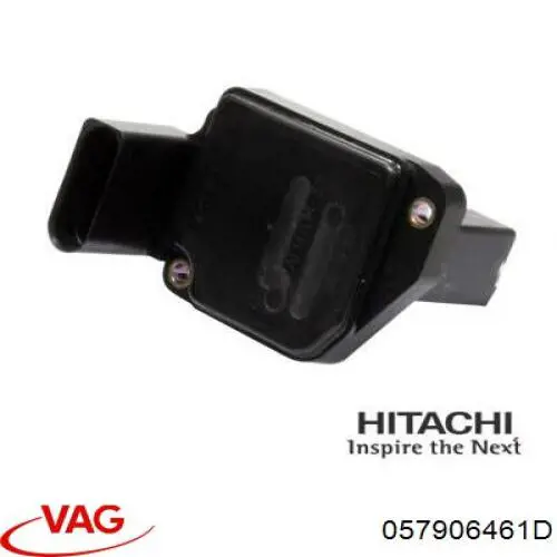 Compre 057906461D VAG Sensor de fluxo (consumo) de ar, medidor de consumo M.A.F. - (Mass Airflow)