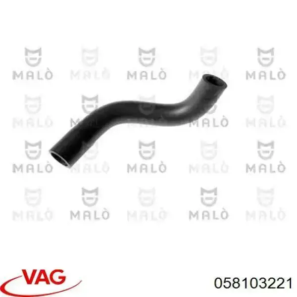 Compre 058103221 VAG Cano derivado de ventilação de cárter (de separador de óleo)