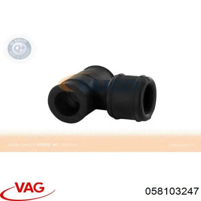 Cano derivado de ventilação de cárter (de separador de óleo) VAG 058103247 preço, a partir de 3,47 USD
