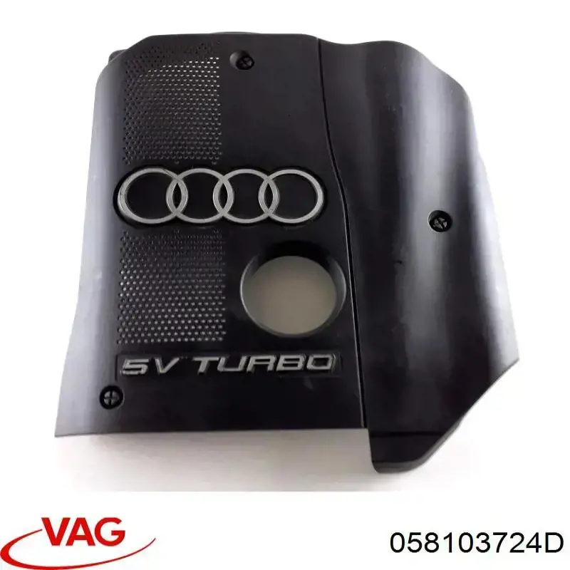 Tampa de motor decorativa VAG 058103724D preço, a partir de  