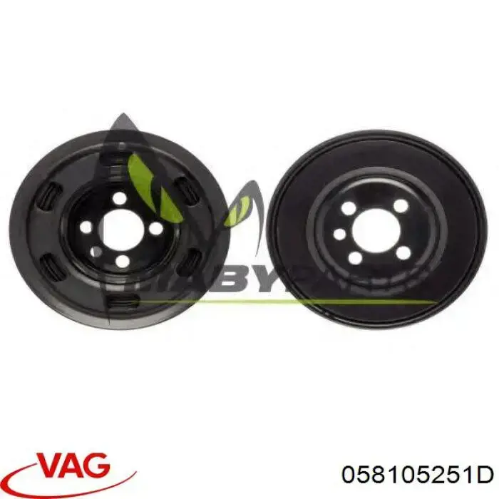 Compre 058105251D VAG Polia de cambota