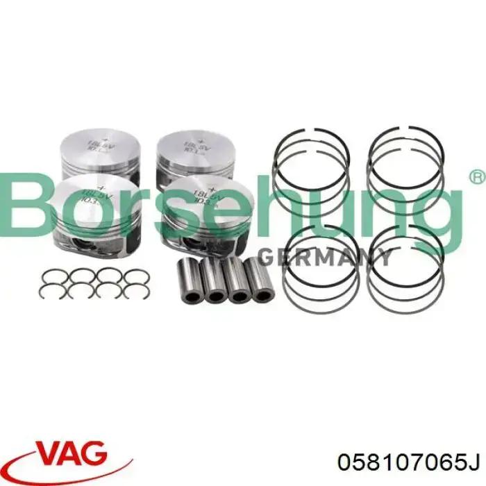 Compre 058107065J VAG Pistão do kit para 1 cilindro, STD
