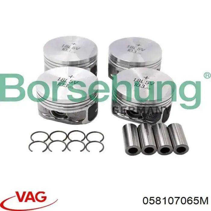 Pistão do kit para 1 cilindro, STD VAG 058107065M preço, a partir de 105,83 USD