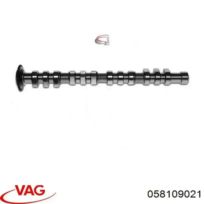 058109021 VAG Árvore distribuidora de motor de admissão