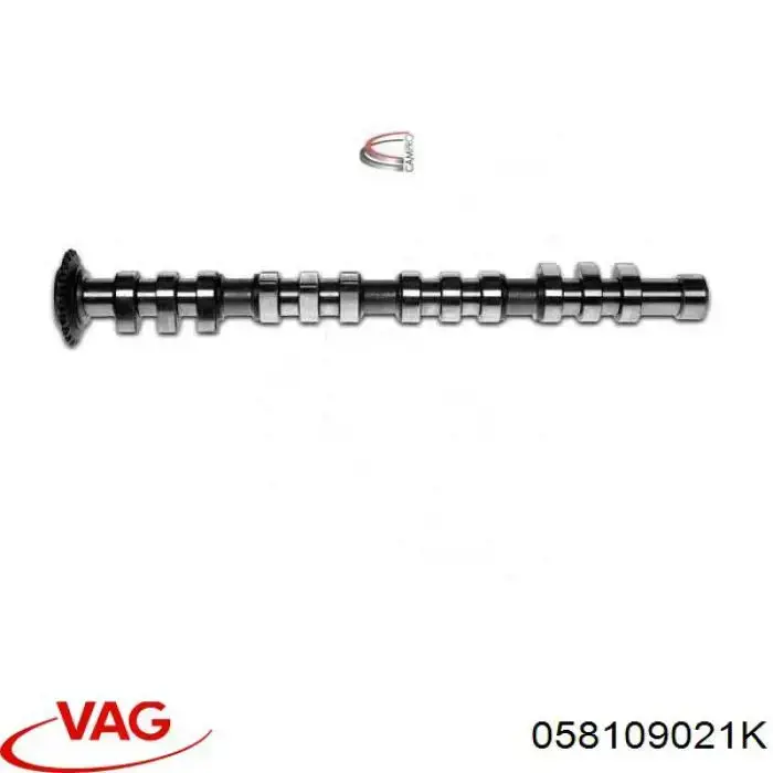 058109021K VAG Árvore distribuidora de motor de admissão