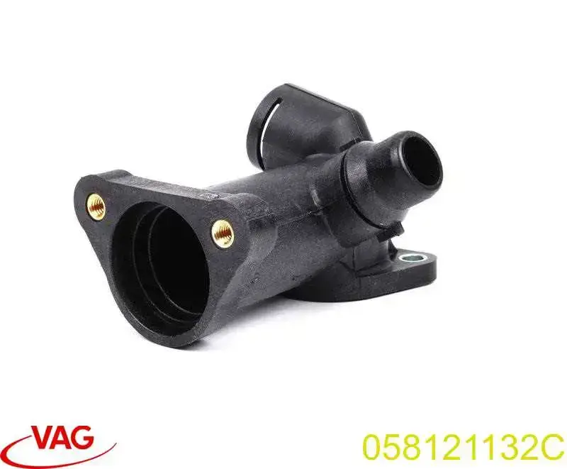 Flange do sistema de esfriamento (união em T) VAG 058121132C preço, a partir de 5,77 USD