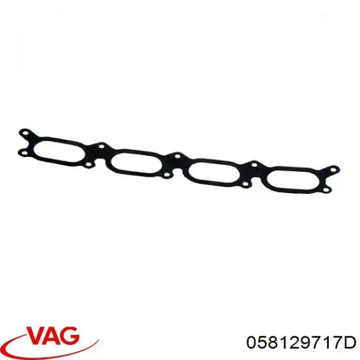 058129717D VAG Vedante de tubo coletor de admissão