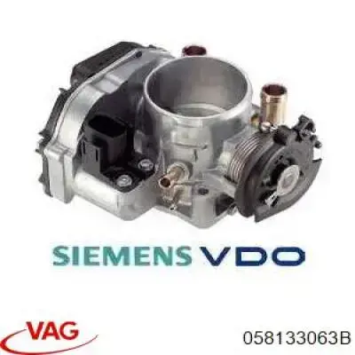 058133063B VAG Válvula de borboleta montada