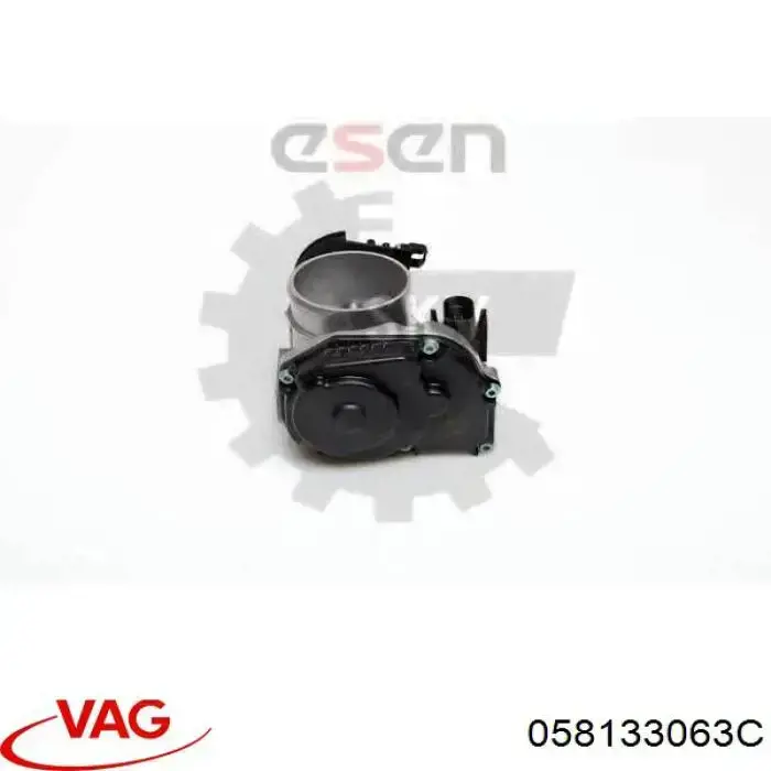 058133063C VAG Válvula de borboleta montada