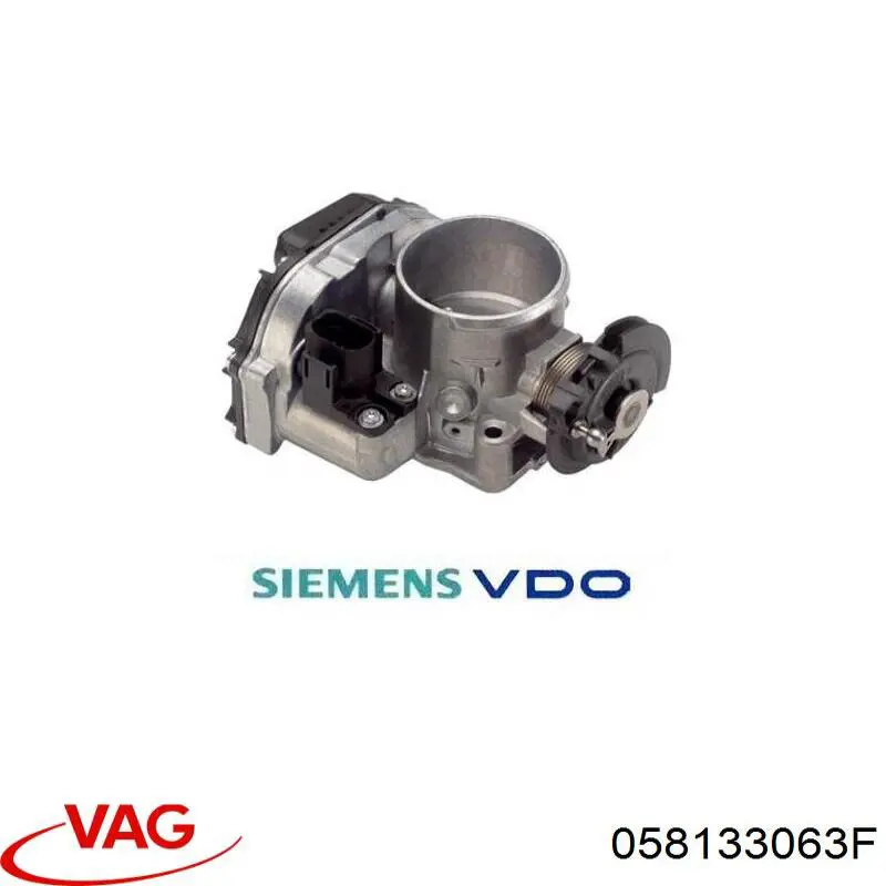 058133063F VAG Válvula de borboleta montada